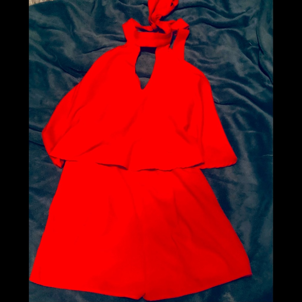 Red romper